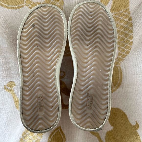 Women’s GOLA - Savannah High Top Sneaker - Mustard w/ Leopard - Size 6 (euro 37) - Picture 6 of 6